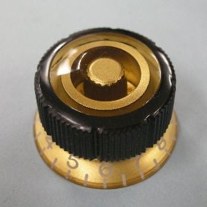 Ibanez Sure Grip III -potikan nuppi, Gold.