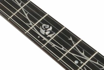Ibanez TOD100N-NT Tim Henson kitaran Tree Of Death -inlay.