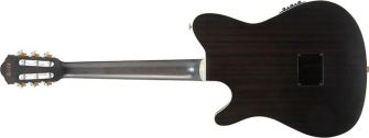 Ibanez TOD20FMN-BFL kitara takaa.