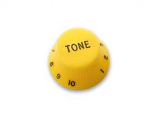 Ibanez Tone-potikan nuppi, keltainen.