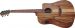 Ibanez V40WSCE-OPB kitara kulmasta kuvattuna.