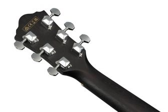 Ibanez VC44CE-WK kitaran kaula takaa.