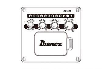 Ibanez VC44CE-WK kitaran kontrollit.