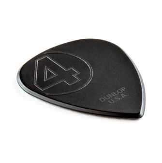 Dunlop Jim Root Nylon-plektra kulmasta kuvattuna.