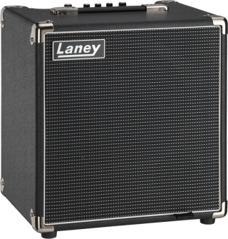 Laney Digbeth Foundry DBF30 bassovahvistin oikealta.