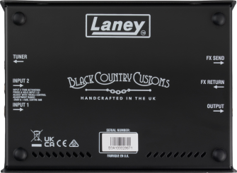 Laney Digbeth Nathan East -bassoetuaste alapuolelta.