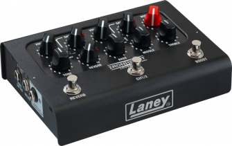 Laney Ironheart Loudpedal vasemmasta kulmasta.