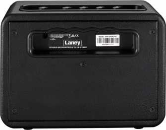 Laney MINI-BASS-NX bassovahvistin takaa.