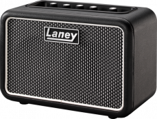 Laney MINI-STB-SUPERG -treenivahvistin Bluetooth-yhteydellä.