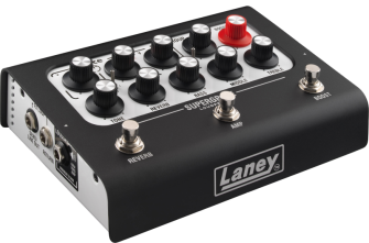 Laney Supergrace Loudpedal pedaalivahvistin oikealta.