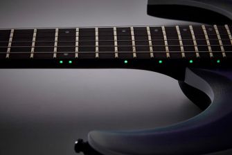Ibanez RG631ALF-BCM kitaran luminlay sivudotit.