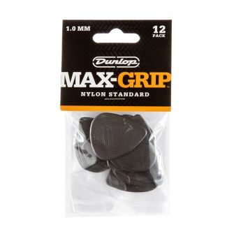 Max-Grip Nylon Standard -plektrat 1.00mm, 12kpl.