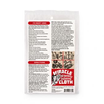 Miracle Cloth Red soittimen puhdistusliinan ohjeet.