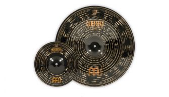Meinl Classics Custom Dark efektisymbaali-setin symbaalit.