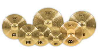 Meinl HCS Super -symbaalisetin symbaalit.