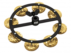 Meinl HTHH1B-BK Tamburiini messinkikelloilla.