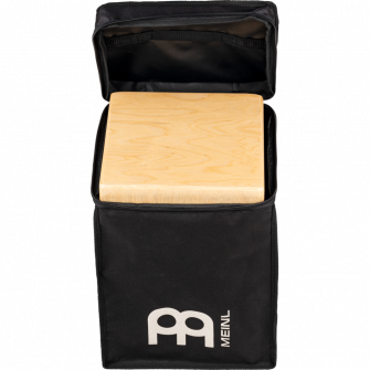 Meinl Jam Cajon pussi rumpu sisällään.