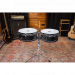 Meinl Marathon Chrome timbales-setti soitettavana.