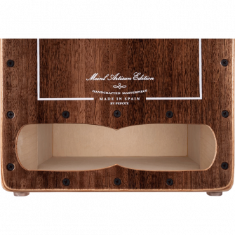 Meinl Percussion Artisan Edition String Cajon Cantina Line etulevyn kaikuaukko.