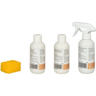 Meinl Sonic Energy äänimaljan hoitosetti, pullot takaa.