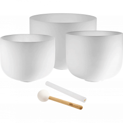 Meinl Sonic Energy Crystal äänimaljasetti, 3kpl (A, F, D).