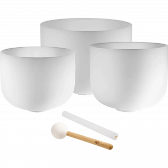 Meinl Sonic Energy Crystal äänimaljasetti, 3kpl (A, F, D).