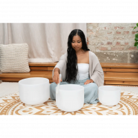 Meinl Sonic Energy Crystal äänimaljasetti, 3kpl (A, F, D).