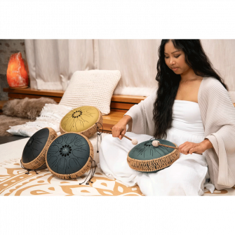 B-molli Medium Oktaavi-kielirumpu soitettavana.