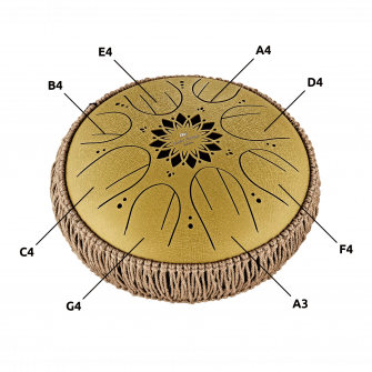 C-duuri Medium Oktaavi-kielirumpu nuotit.