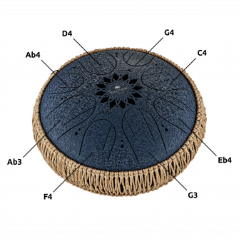 C-molli Medium Oktaavi-kielirumpu nuotit.