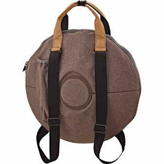 Floral oktaavi-kielirumpu pussi takaa.