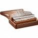 Sonic Energy Solid Sapele Kalimba takaa.