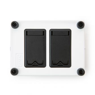 MXR EVH117 Flanger -pedaalin alapuolen patterikotelot.