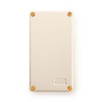 MXR Randy Rhoads Special Edition Distortion+ säröpedaali alapuolelta.