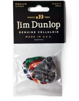 Dunlop Celluloid Medium Variety Pack.