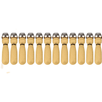 Nino Percussion Bell Stick Set (sauvakulkunen) - 12 kpl.