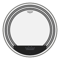 Remo 20" Powersonic Clear Bass