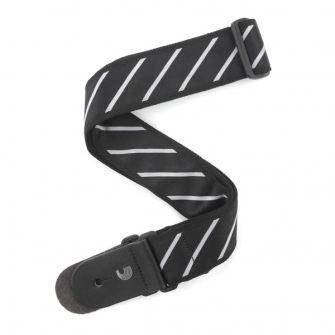 Daddario T20W1409 Tie Stripes Black/Grey kitarahihna