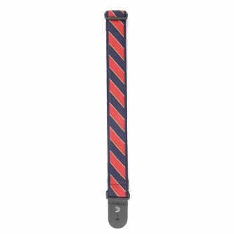 Daddario T20W1410 Tie Stripes Blue & Red kitarahihna