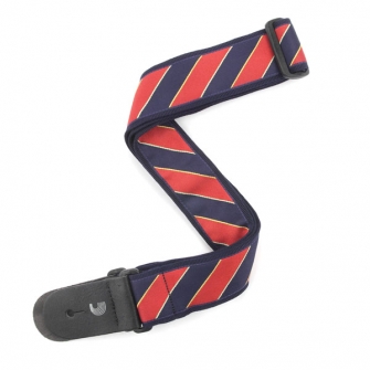 Daddario T20W1410 Tie Stripes Blue & Red kitarahihna