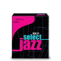 Rico 3S Select Jazz filed sopraanosaksofonin lehtilaatikko (10 lehteä)