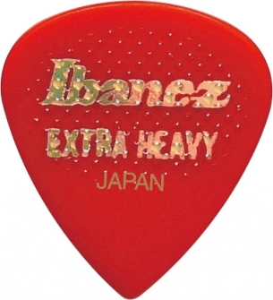 Ibanez Rubber Grip Extra Heavy -plektra, punainen.