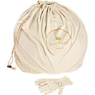 Sonic Energy D Kurd Sensory Handpan pussi ja hanskat.