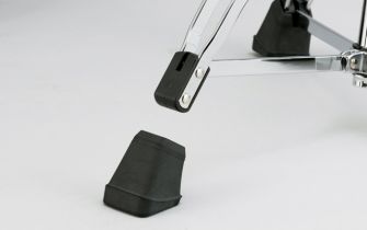 Tama 1st chair -rumputuolin kestävä jalkasuunnittelu.