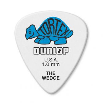 Dunlop Tortex Wedge -plektra 1.00mm, 12kpl.
