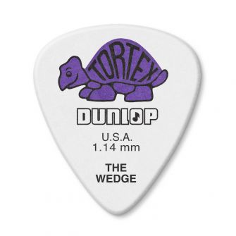Dunlop Tortex Wedge -plektra 1.14mm, 12kpl.