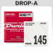 Dunlop 45-145t 5-kielisen basson Drop A -kielet Hybrid Nickel.